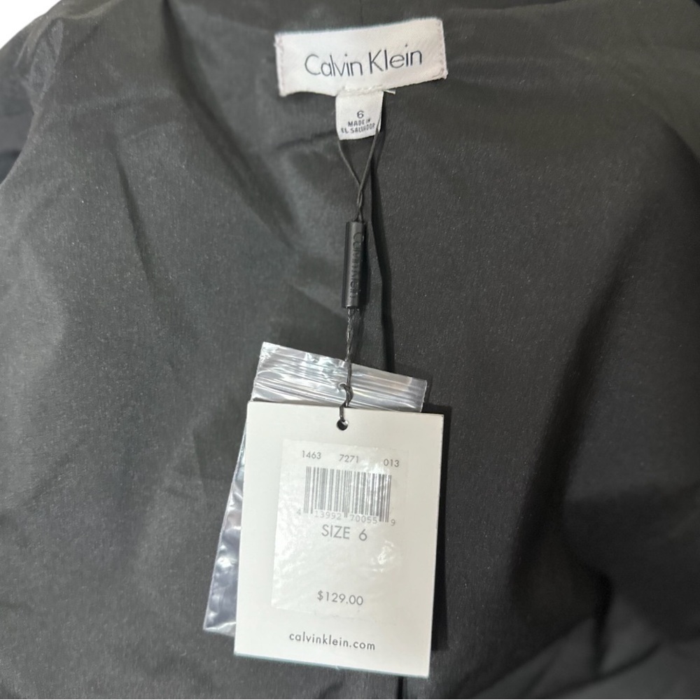 NWT Calvin Klein- Single Button Fitted Charcoal B… - image 6